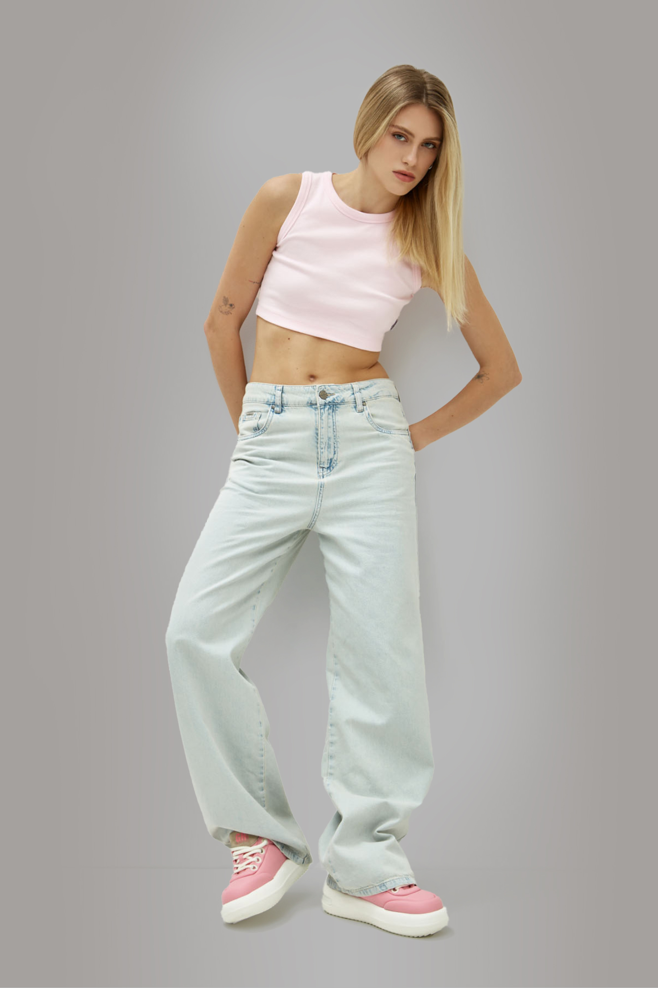 Джинсы WIDE LEG  Van Mich