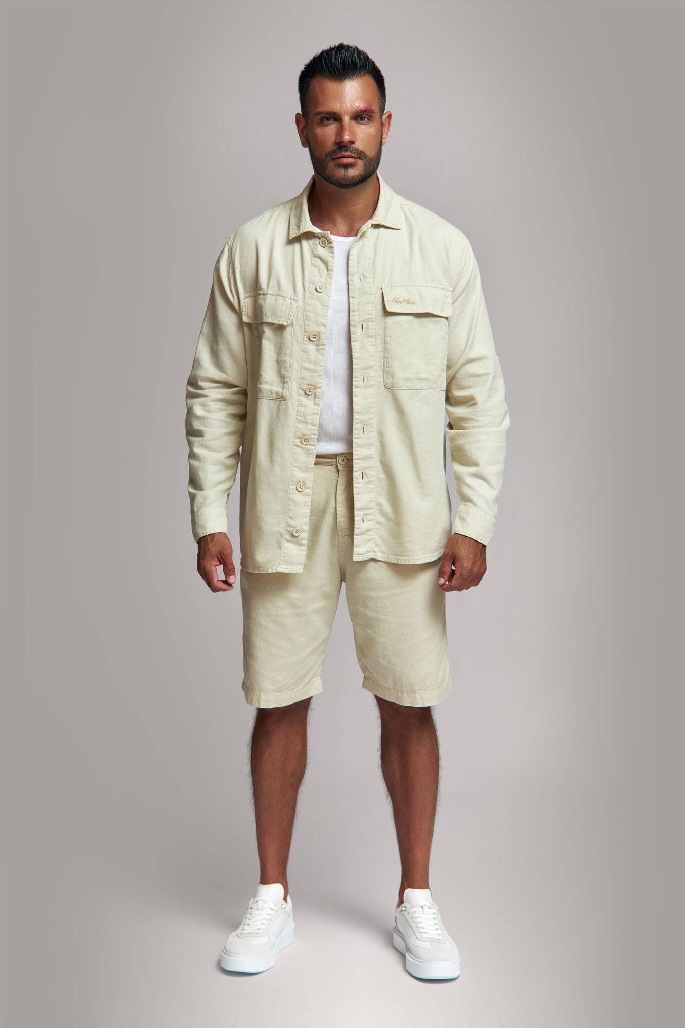 Рубашка льняная Van Mich