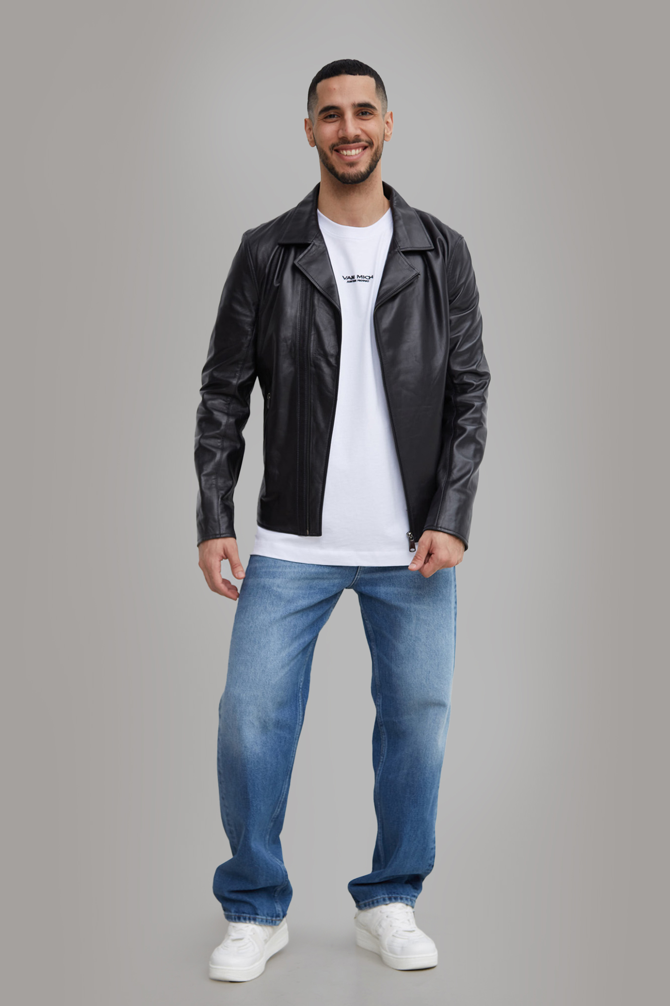 Куртка кожаная Van Mich
