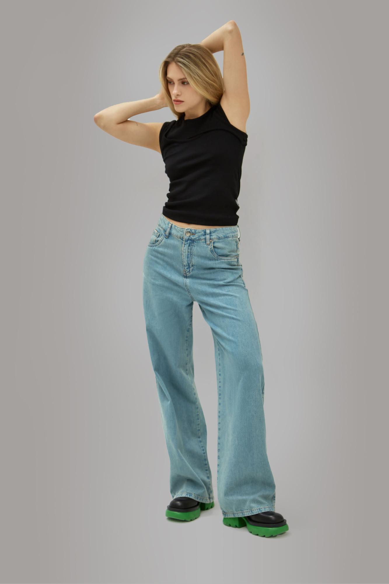 Джинсы WIDE LEG  Van Mich