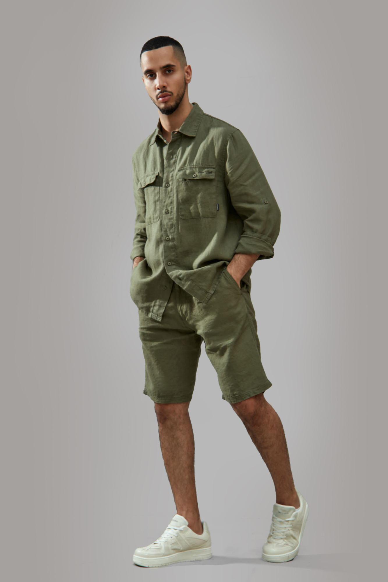 Шорты льняные Van Mich