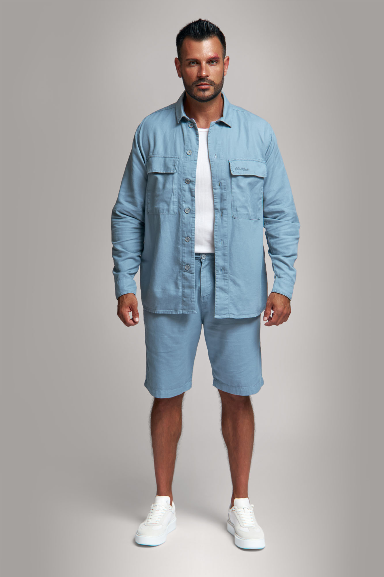 Рубашка льняная Van Mich